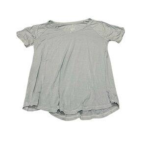 American Eagle Soft & Sexy Light Blue Flowy T-Shirt Small